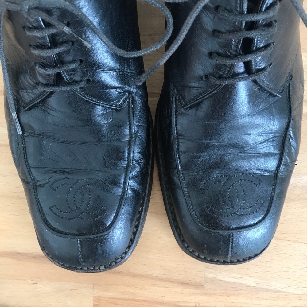 CHANEL Oxford shoes 39.5 - Picture 5 of 8